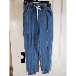 SHEIN Blue Straight Leg Jeans